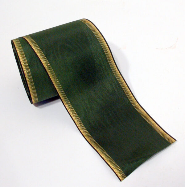 Ribbon dark green (with  text)