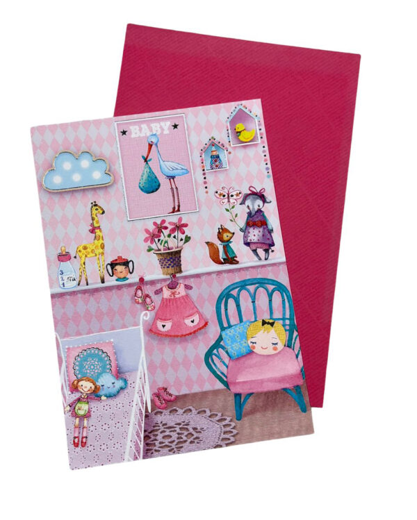 Greeting card Baby Girl