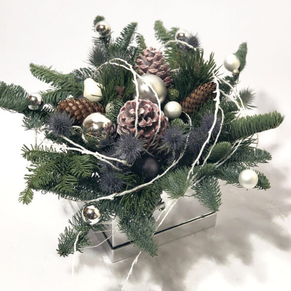 Jõulukaunistus "Hõbedane"