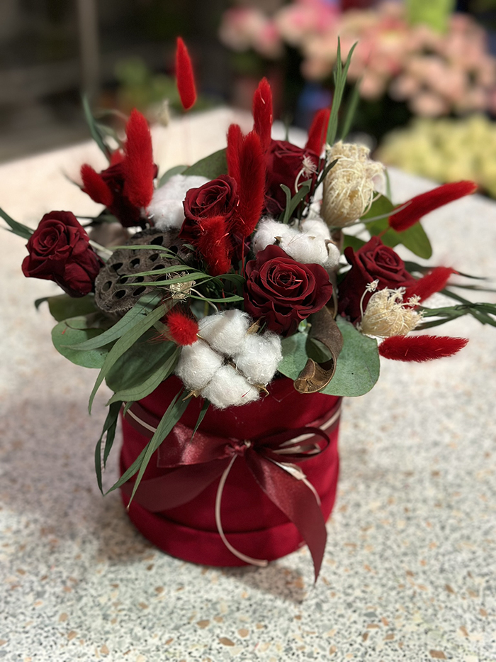 Коробка со спящими розами "Love Forever" — изображение 4