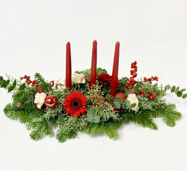 Jõuluseade küünaldega "Säravad pühad"